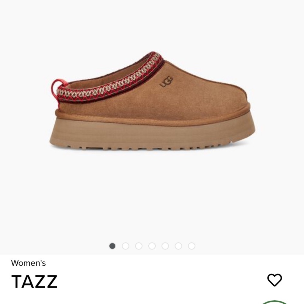 Tan platform ugg slippers